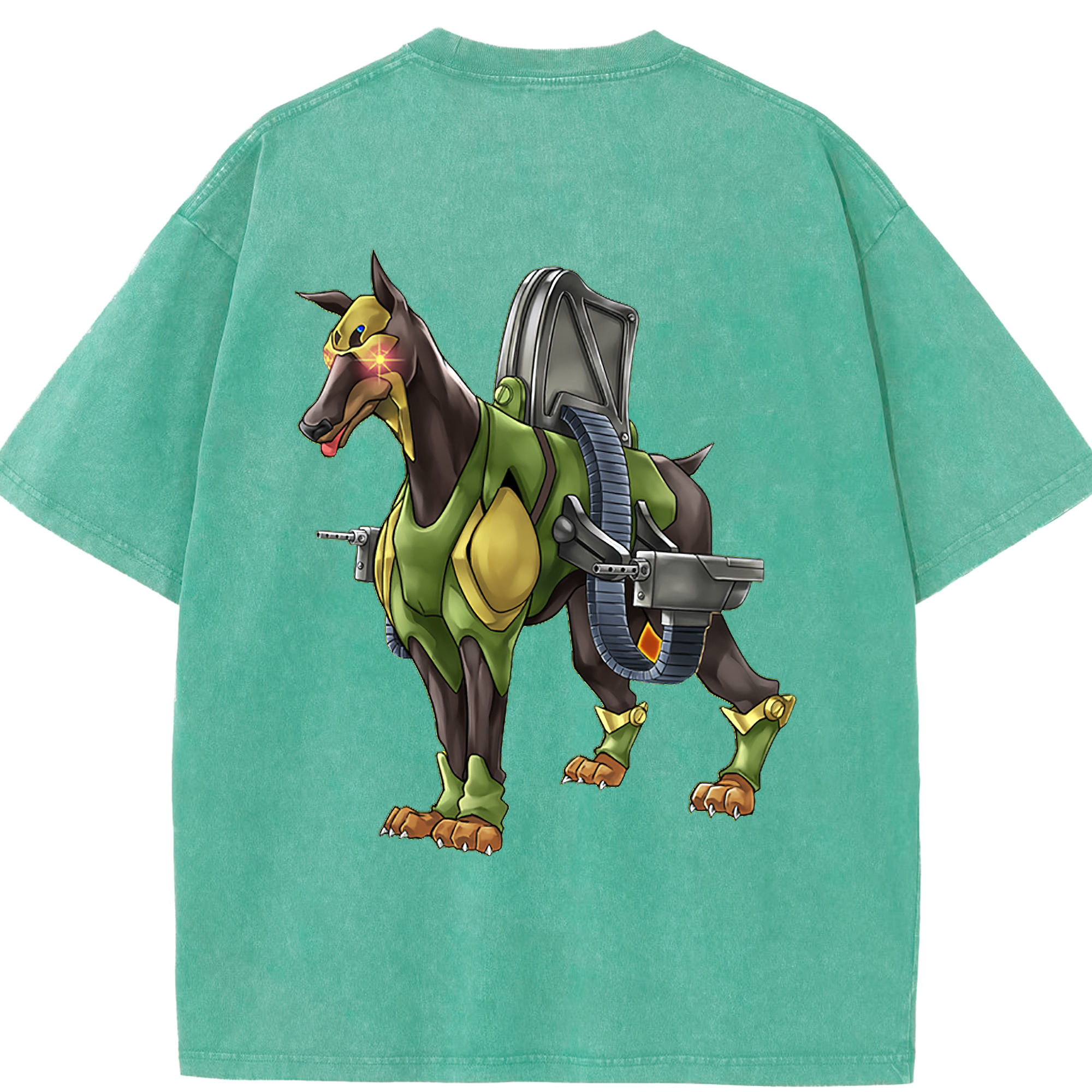 （画像用） 遊☆戯☆王 Yu-Gi-Oh! 綿100% ヴィンテージ風 半袖Tシャツ（背面プリント）